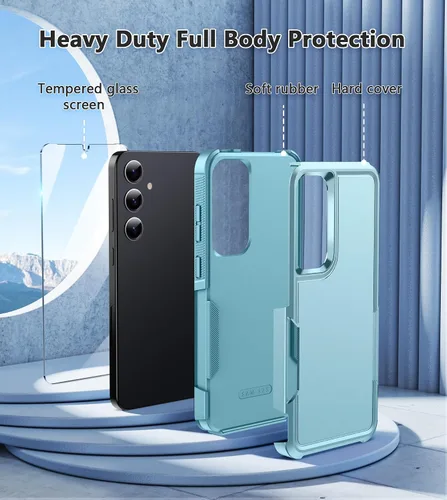 Miniatura 246 de FNTCASE Funda para iPhone 17 Pro: Fundas delgadas translúcidas de color azul claro compatibles con MagSafe, protección completa de la cámara