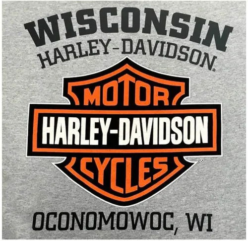 Miniatura 2 de Harley-Davidson Camiseta para hombre, color gris 30296597