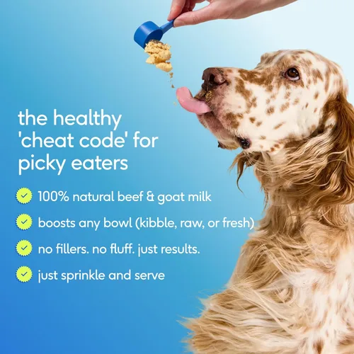 Miniatura 10 de Native Pet Vitaminas y Suplementos para Perros - Polvo de Vitaminas 11-en-1 para Complemento de Comida de Perro - Colágeno, Glucosamina