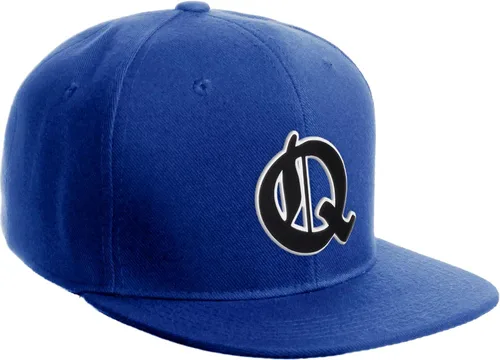 Miniatura 1740 de Daxton Gorra clásica con visera de billete plano con letras del alfabeto inglés antiguo de la A a la Z