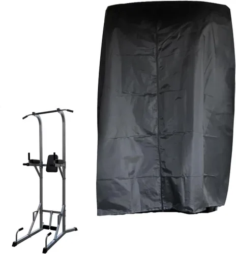Cubierta para estación de barra de dominadas, 40 x 42 x 64 pulgadas, cubierta protectora para entrenamiento de fuerza, soportes de inmersión,
