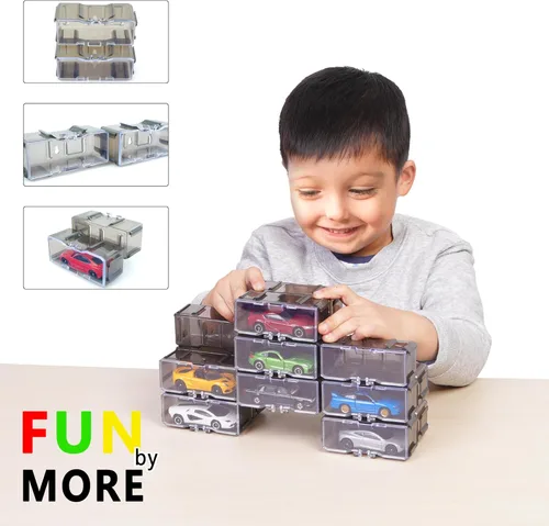 Miniatura 5 de Estuche organizador de almacenamiento de juguetes para autos Hot Wheels, para autos Matchbox, para autos Mini, estuche de exhibición de juguetes Hot