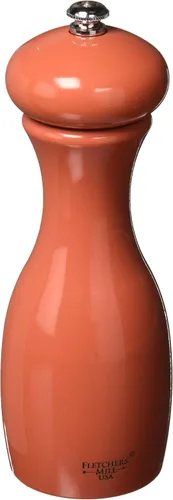 Miniatura 39 de Fletchers' Mill - Colección Marsala de molinillo de pimienta, cereza, 4 pulgadas, grosor ajustable fino a grueso, fabricado en Estados Unidos Negro