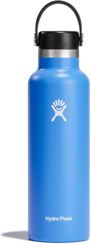Miniatura 10 de Hydro Flask Botella de agua de acero inoxidable aislado, antiderrames, a prueba de fugas en gris abedul de 21 onzas