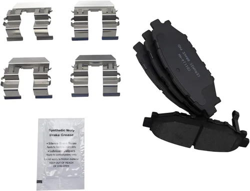 Miniatura 5 de TRQ Pastillas de freno delanteras y traseras, kit químico de cerámica compatible con Subaru BRZ 2013-2016 Crosstrek 2011-2018 Forester 2011-2016