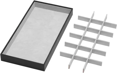 Miniatura 18 de Bandejas mágicas apilables para joyas, organizador de cajones de armario para accesorios, gadgets y cosméticos, caja de almacenamiento