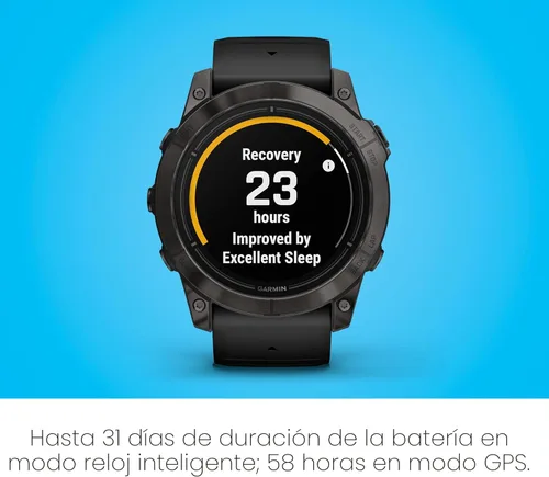 Miniatura 4 de Garmin epix Pro (Gen 2) Edición Zafiro, 51mm, Reloj Inteligente de Alto Rendimiento, Tecnología de Entrenamiento Avanzada, Linterna Integrada, Negro