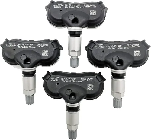 Cheriezing Sensor del sistema de monitoreo de presión de neumáticos (TPMS) preprogramado compatible con modelos seleccionados de Hyundai Kia