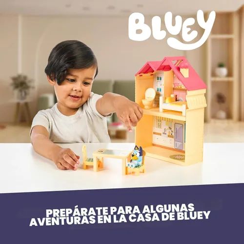Miniatura 2 de Mini Casa de Juegos con Figura de 2.5" y 5 Accesorios, Juguetes de Casa de Juegos de 3 Habitaciones con Asa de Transporte, Juguete de Viaje Compacto