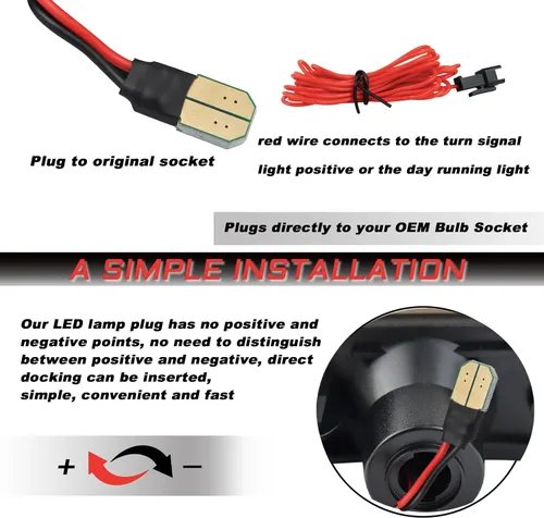 Miniatura 2 de Carcasas de luz de marcador lateral con lente ahumado blanco/ámbar para defensa delantera, compatibles con Honda 10ª generación Civic Coupé Sedán