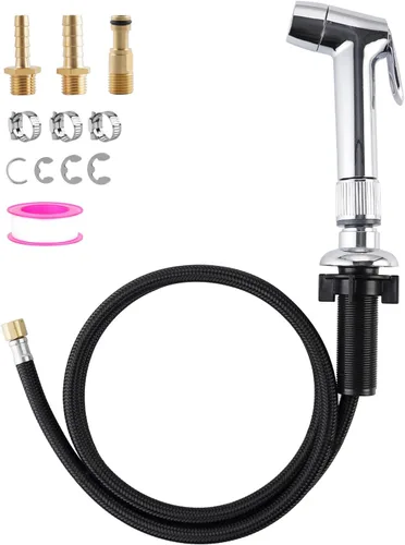 Miniatura 11 de Juego de Accesorios de Rociador de Fregadero de Cocina Universal/Manguera/Soporte, Rociador Lateral de Cocina Compatible con Grifería Moen/Delta