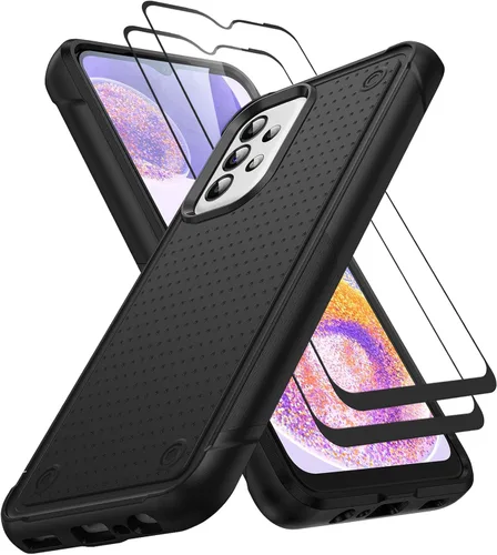Miniatura 192 de Jeylly Compatible con Samsung Galaxy A22 5G Funda, Funda Samsung A22 5G con 2pcs protectores de pantalla de vidrio templado