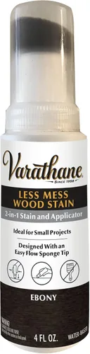 Miniatura 12 de Varathane 368033 - Tinte para madera con menos desorden y aplicador, 4 oz, gris humo