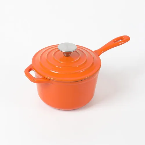 Miniatura 6 de HAWOK Mini cacerola de hierro fundido de 1 cuarto de galón, 5.5 pulgadas con tapa, pre-sazonada