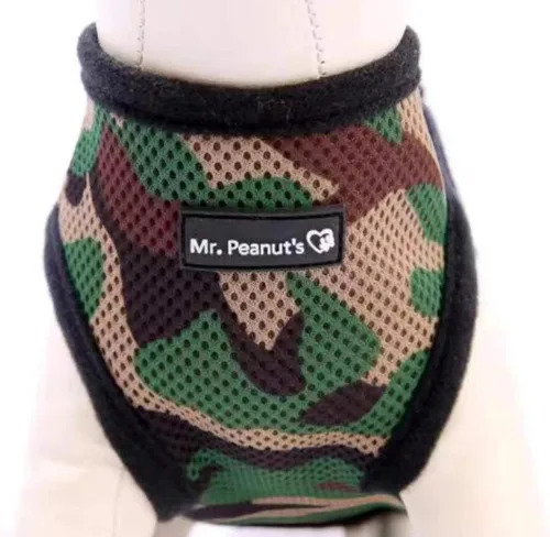 Miniatura 6 de Mr. Peanut's PupTrek - Arnés de malla suave para perros y gatos pequeños (talla XS, negro)
