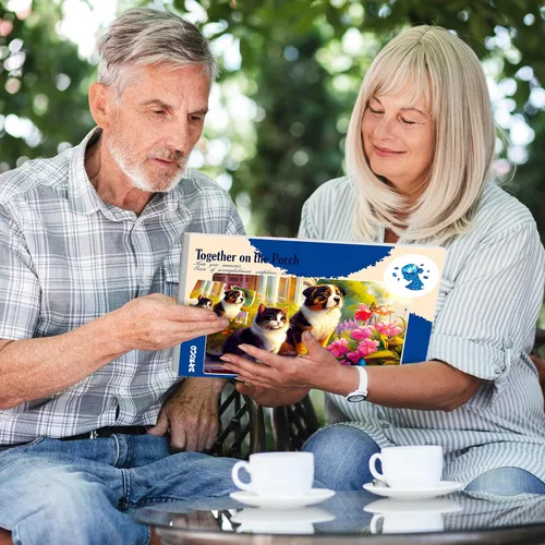 Miniatura 6 de QUOKKA Rompecabezas de demencia de 63 piezas para ancianos - Productos de actividades de piezas grandes para personas mayores - 3 juegos de Riverside