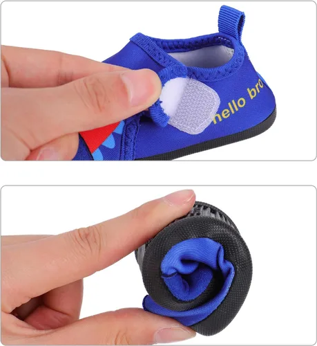 Miniatura 2 de KAKU NANU Zapatos de agua para niños y niñas, bonitos zapatos de natación de dibujos animados, calcetines de agua ligeros de secado rápido