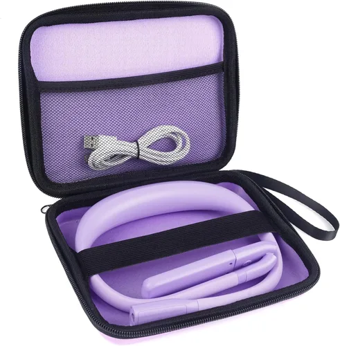 Miniatura 9 de Luz de cuello para leer libros para amantes de la lectura, recargable 2000mAh 10-80Hrs luz de libro amplia amigable para los ojos, regalos de Negro