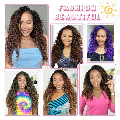 Miniatura 9 de Fulcrum Goddess Locs Cabello de Ganchillo de 10 Pulgadas, 8 Paquetes Nuevo Locs Sintéticos de Ganchillo para Mujeres Negras, Locs de Ganchillo
