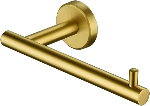 Miniatura 22 de JQK Soporte para Papel Higiénico, 5 Pulgadas Acero Inoxidable 304 Grosor 0.8mm Dispensador de Papel Higiénico para Baño, Sostiene Mega Rollos