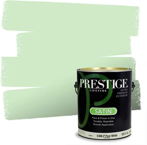 Miniatura 61 de PRESTIGE Pintura exterior e imprimación en uno, aloe, plano, 1 galón