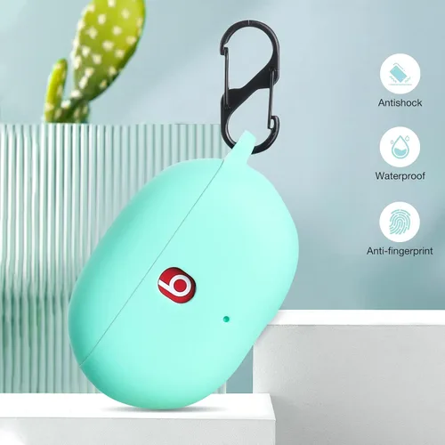 Miniatura 5 de LiZHi Funda para Beats Studio Buds, Beats Studio Buds+ Plus, funda de transporte de silicona con llavero para auriculares inalámbricos Beats Studio