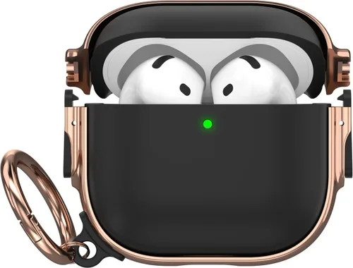 Miniatura 12 de Maxjoy Funda para AirPods 3 con cerradura, bonita funda protectora rígida para AirPod 3 de tercera generación para mujeres y hombres con llavero
