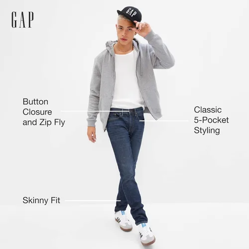Miniatura 2 de GAP Men's Soft High Stretch Skinny Fit Denim Jeans
