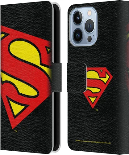 Miniatura 69 de Head Case Designs Funda de piel con licencia oficial de Superman DC Comics con logotipos negros y rojos compatible con Apple iPhone 11