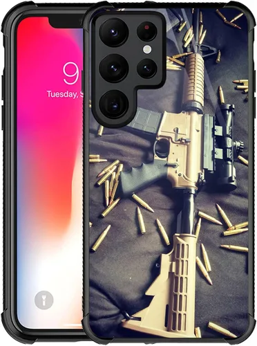 Miniatura 32 de CARLOCA Funda compatible con Samsung Galaxy S22 Ultra, increíble diseño de patrón de luz espacial nebulosa para niñas y niños, a prueba de golpes