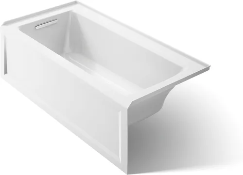 Kohler 1946-LA-0 Archer 60" x 30" baño alcobólico, drenaje izquierdo, Blanco