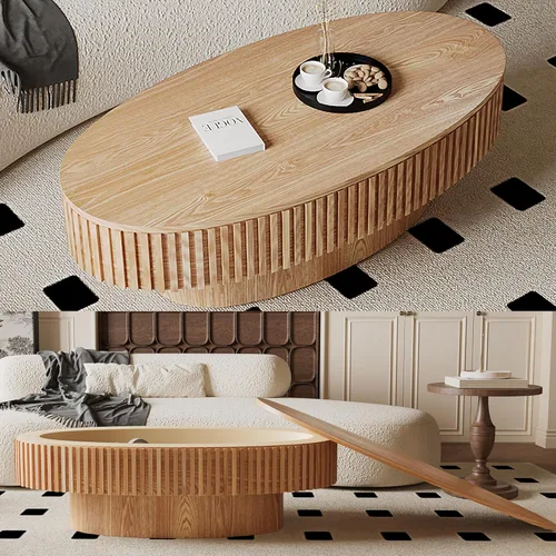 Miniatura 14 de 31.52" Square Lift Top Coffee Table with Storage, Natural Rattan & Hemp Rope, Adjustable Function, Vintage Farmhouse Center Table for Living Room