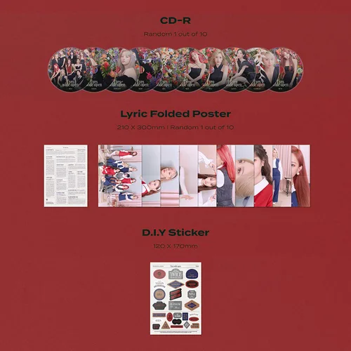 Miniatura 4 de TWICE 2º Álbum - EYES WIDE OPEN STORY ver. Libro de fotos + tarjeta de mensaje + póster lírico + calcomanía + tarjetas de fotos