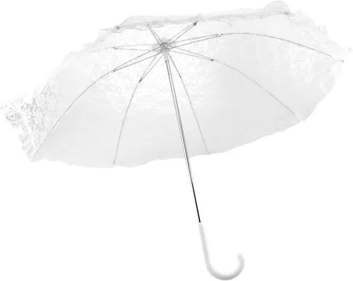 Miniatura 2 de homeford Sombrilla de encaje blanco para la novia.