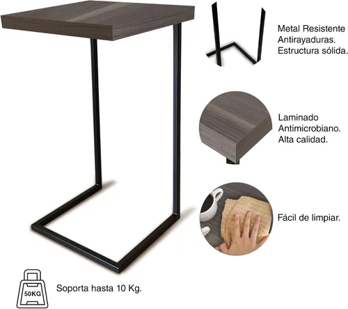 Miniatura 7 de Mesa auxiliar C (marrón)