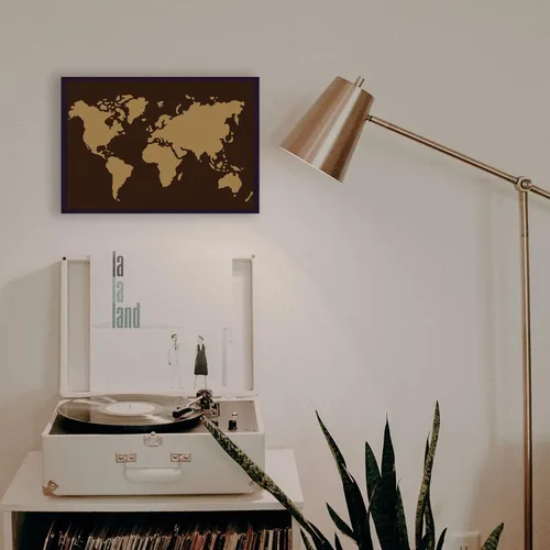 Miniatura 5 de FINGERINSPIRE Plantilla de plantilla de mapa del mundo de 11.7 x 8.3 pulgadas, patrón de contorno de pintura de plástico para decoración del hogar
