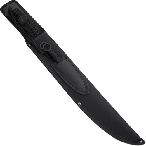Miniatura 5 de Snake Eye Tactical Espada Ninja de fantasía verde y negra viene con funda de nailon