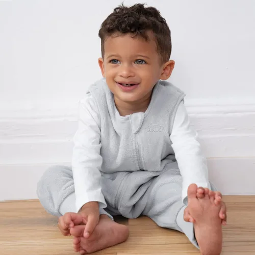 Miniatura 5 de HALO Saco de Dormir para Niños, Manta Portátil 100% Algodón, TOG 0.5, Gris, 2T