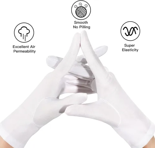 Miniatura 3 de Guantes de ópera cortos de satén para mujer, guantes formales de baile para boda, banquetes de novia, fiesta, guantes de los años 20, accesorios