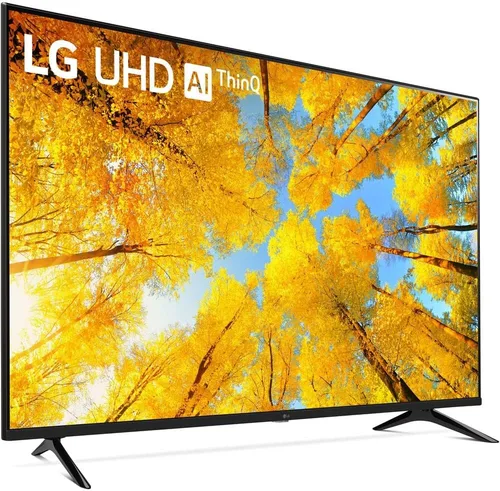 LG serie UQ7570 televisor inteligente 4K de 50 pulgadas, 4K con IA, Cloud Gaming (50UQ7570PUJ, 2022), Negro