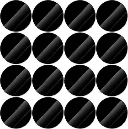 Miniatura 6 de 16 piezas de discos acrílicos circulares transparentes de 0.08 pulgadas de grosor, paneles redondos en blanco para marcos de fotos, pintura