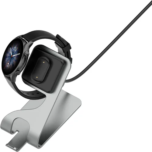 Miniatura 6 de Soporte de carga compatible con Amazfit GTR4/GTR4 Pro/GTS4/T-Rex 2, cable de carga USB con cable de 4.9 pies para Amazfit GTS3/GTR 3/GTR 3 Pro/T-Rex