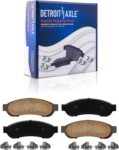 Miniatura 73 de Detroit Axle - Pastillas de Freno Delantero para Nissan Altima Maxima Sentra 350Z Cube Juke Versa INFINITI G20 G35 I30 I35 Suzuki SX4, Pastillas