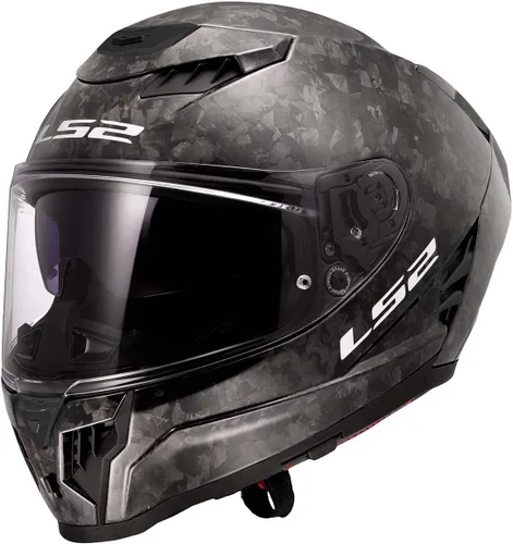 Miniatura 9 de LS2 Helmets Dragon Casco integral de motocicleta de carbono con parasol