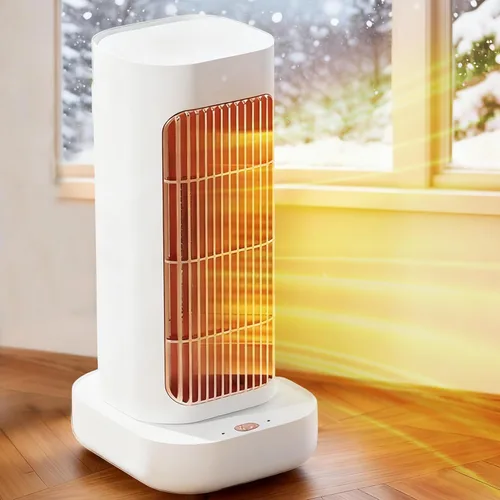 Calentador de espacio, calentadores eléctricos pequeños con oscilación de 90°, calentadores de espacio portátiles para uso en interiores,