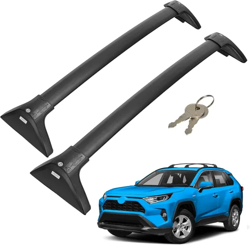 Miniatura 18 de JOYTUTUS Barras transversales de techo con cerradura compatibles con Chevy Chevrolet Traverse 2022-2026, barras transversales antióxido de aluminio