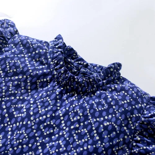 Miniatura 4 de LMYOVE Vestido casual de algodón para niñas pequeñas de 2 a 8 años