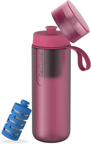 Miniatura 13 de PHILIPS Water GoZero - Botella de agua activa sin BPA con filtro de agua de río/lago/manantial para senderismo, campamento y fitness, filtro de agua