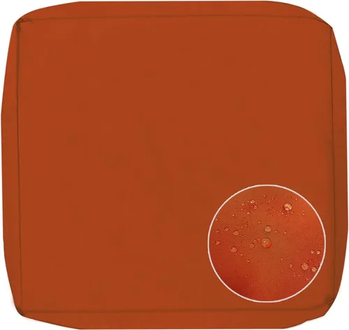 Miniatura 23 de Sqodok - Fundas para cojines de patio de 18x18, fundas impermeables para cojines de exterior de repuesto, 2 unidades, fundas de asiento para cojines
