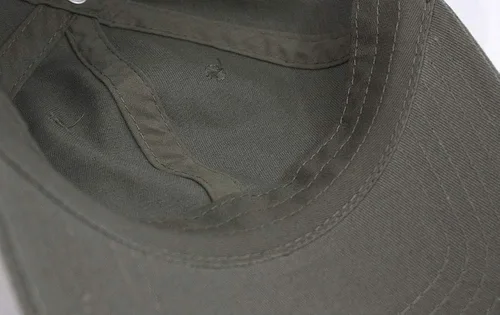 Miniatura 5 de Gorra de béisbol ajustable clásica de sarga de algodón lavado de perfil bajo